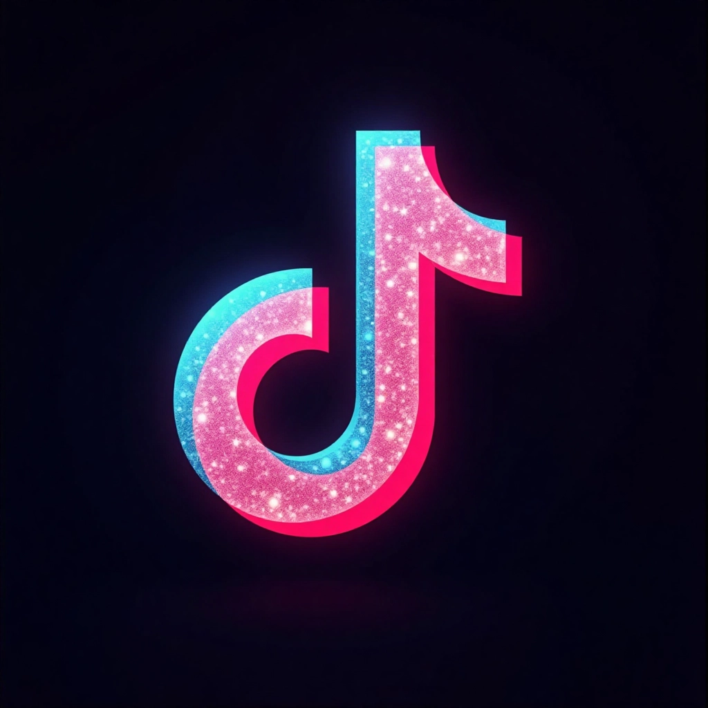 Sparkling TikTok Logo